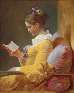 QCL 1037 – Young Girl Reading by Jean Honoree F