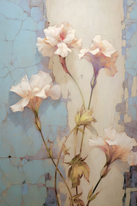 QFB 1053 – Delicate Wallflower Fresco Floral.jp