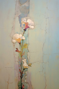 QFB 1054 – Delicate Wallflower Fresco Floral.jp