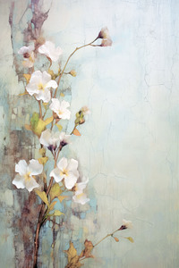 QFB 1055 – Delicate Wallflower Fresco Floral.jp