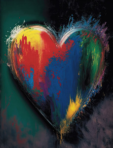 QLR 0029 – Jim Dine Style Heart