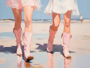 QWA 2076 – Salty Air and Pink Boots Beachside C