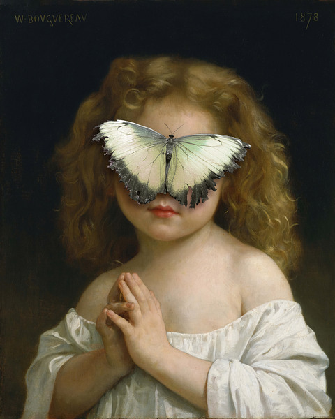 QAC 0062 – Madame Butterfly Bouguereau Girl Print