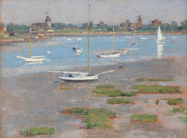 QCL 1092 – Low Tide Riverside Yacht Club 1894 b Print