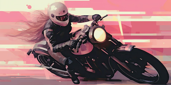 QPOP 005 – Chicks Love Bikes Red by Masterwork Reimagined