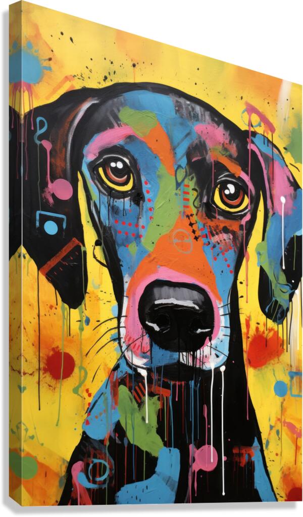 QAN 1086 – Hound Dog Canvas Print