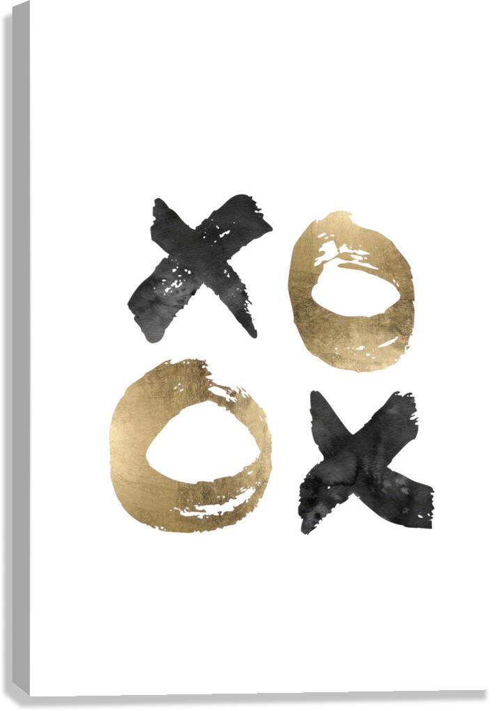 QGF 004 – xoxo gold Canvas Print
