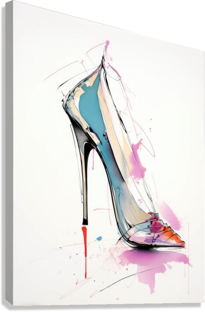QGF 1055 – Regal Stiletto III Avant Garde Fashi Canvas Print