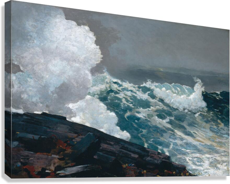 QCL 1080 – Northeaster by Winslow Homer Canvas Print
