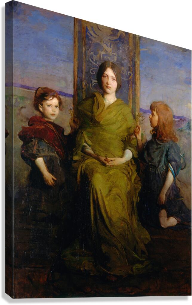 QCL 1063 – My Children Mary Gerald and Gladys T Canvas Print
