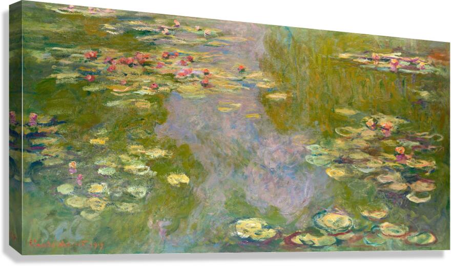 QCL 1164 – Water Lilies by Claude Monet Canvas Print