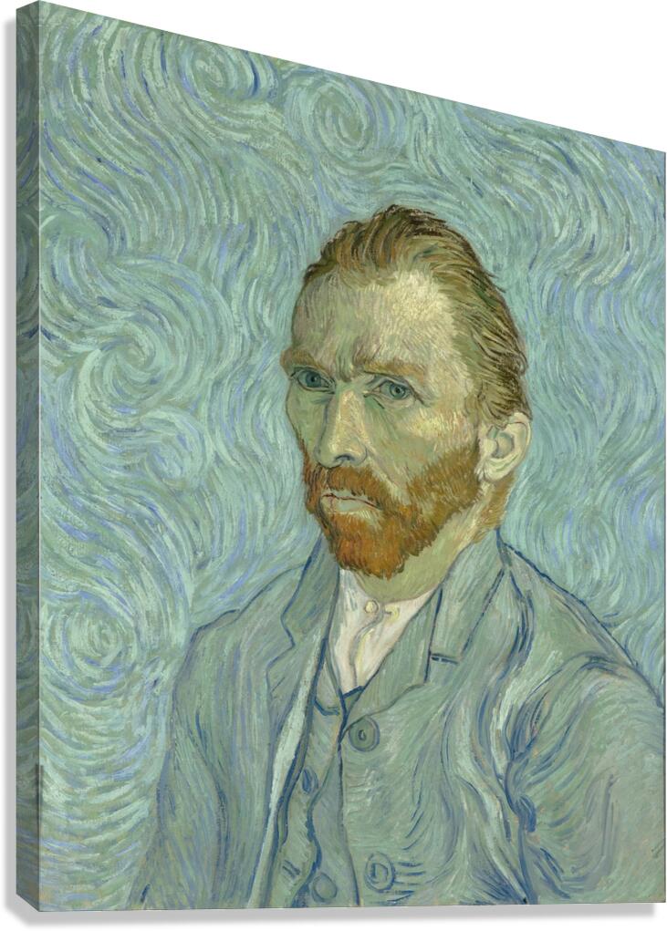 QCL 1189 – Self Portrait by Vincent Van Gogh.jp Canvas Print
