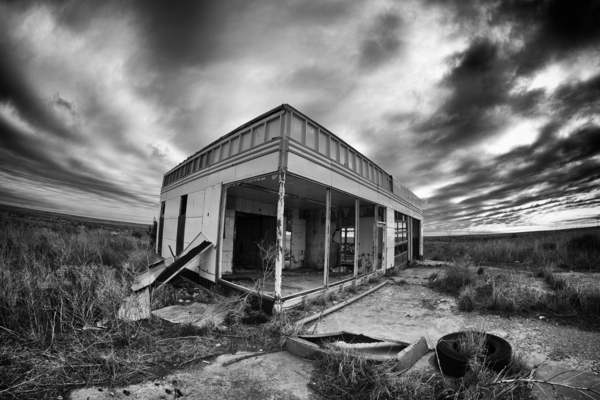 Abandoned garage by Southwest Six