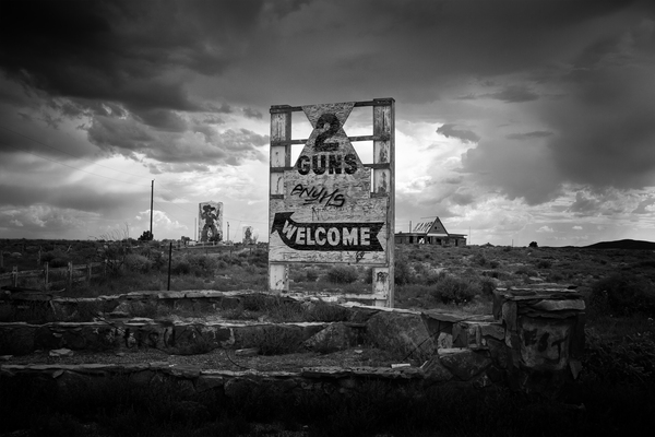 The ghost town of Two Guns Arizona by Southwest Six
