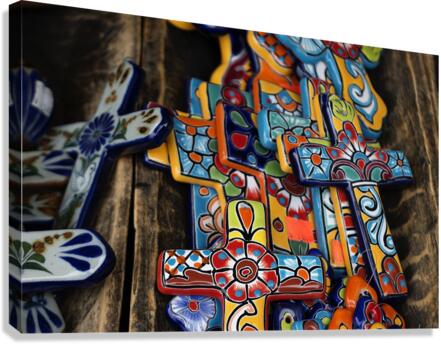 Ceramic crosses Canvas Print