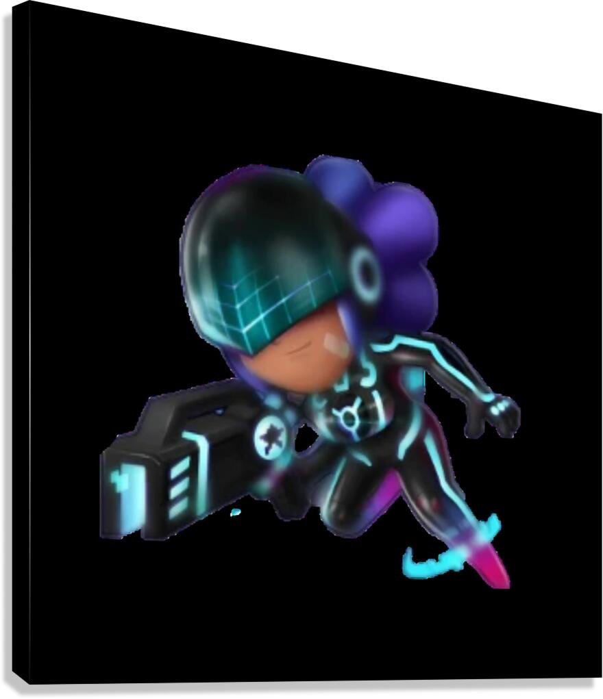 **Brawl Stars** is a popular mobile multiplayer Canvas Print