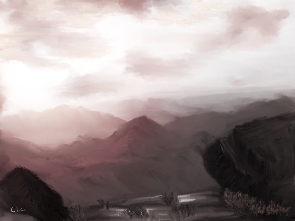 Approaching Dawn Print