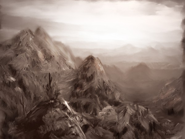 Paths of the Moon Print