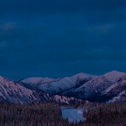 Blue Hour Mountains 