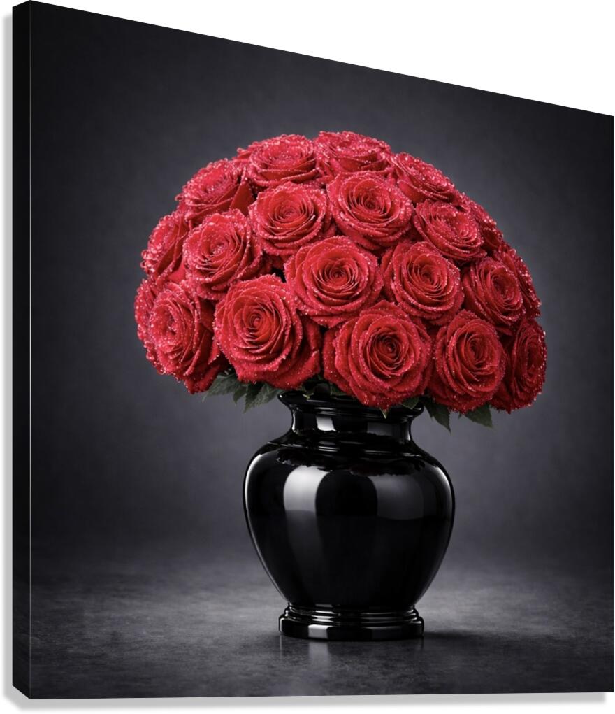 Midnight Devotion - Red Edition Canvas Print