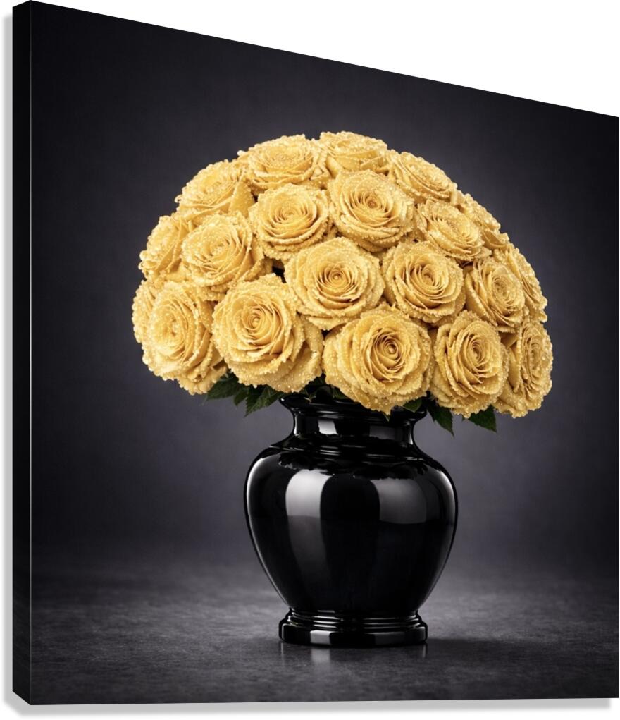 Midnight Devotion - Yellow Edition Canvas Print