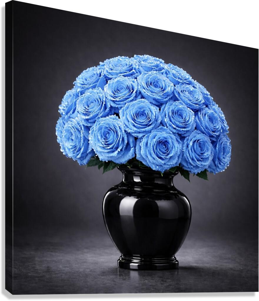 Midnight Devotion - Blue Edition Canvas Print