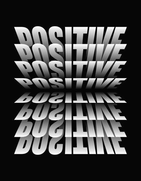 Stay Positive Print