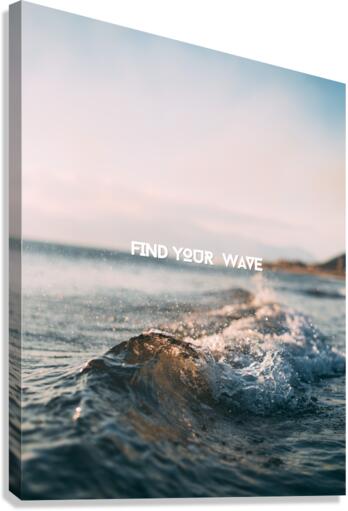 Wave Rolling Canvas Print