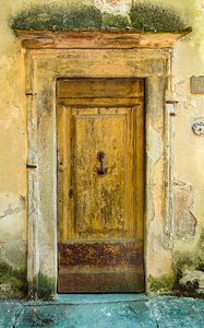 Old Weathered Tuscan Door 