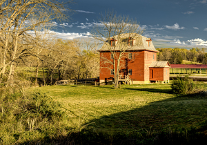 Big Otter Mill in Sunset Glows