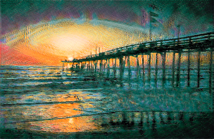 North Carolina Barrier Island Beach Pier