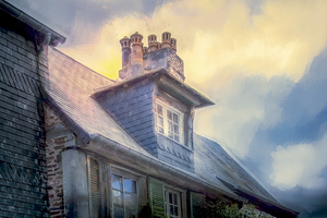 Normandy Honfleur Chimney Pots