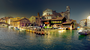Oldest Square in Venice Italy