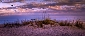 Port of Canaveral Container Ships Sunset
