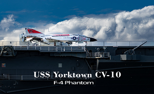 USS Yorktown Carrier and F-4 Phantom