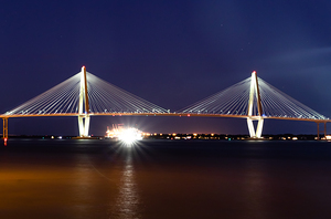 Charleston Bridge in Evening
