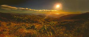 Costa Rica Mountain Sunbeams
