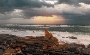 Florida Palm Coast Cochina Sunset Cairn