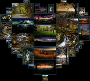 Blue Ridge Parkway Heart Composite