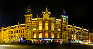 Amsterdam Central Centraal  Train Station 