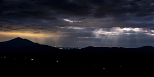 Blue Ridge Mountains Eclipse Panorama