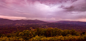 Blue Ridge Parkway Storm  Panorama 1