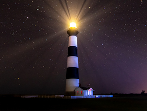 Bodie Lighthouse Stars at Night