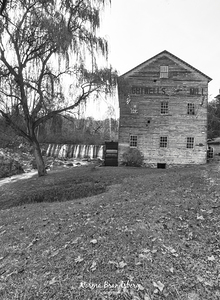 Black and White Brightwell Mill