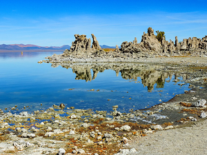 Sierra Mono Lake Tufa Reflections