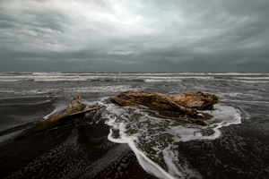 Costa Rica Black Cahuita Beach Beach
