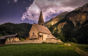 Dolomite Maddalena Church Val di Funes
