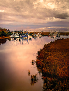 Shrimpers Parked for the Night