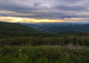 Glassmine Mountain Sunset