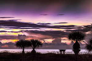 Hilton Head Island Beach Sunrise Sunbeams